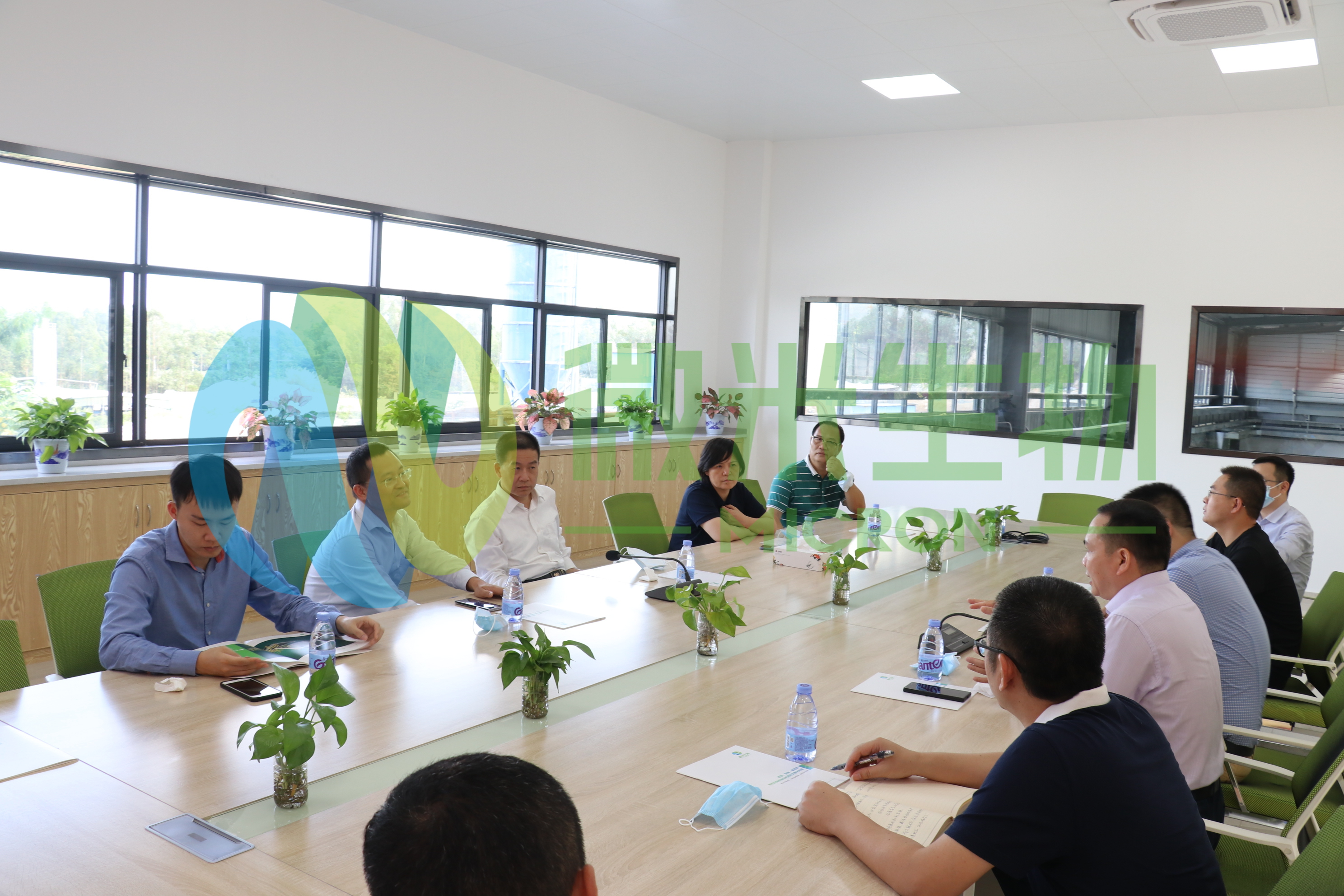 深圳城管局副局长杨雷带队到微米生物龙岗厨余垃圾处理厂调研指导